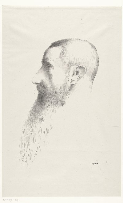Portrait of Roger Marx by Odilon Redon
