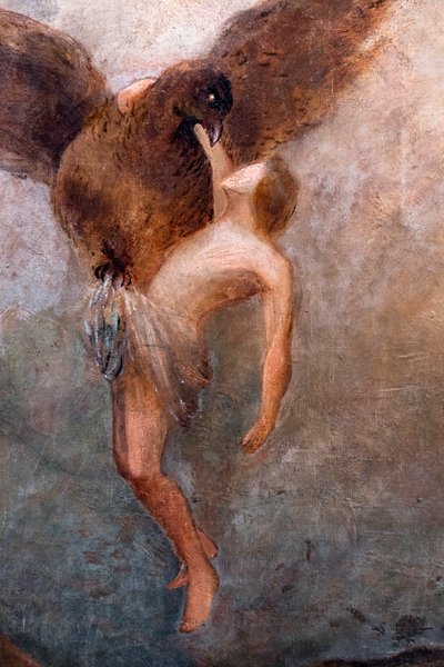 The Abduction of Ganymede (detail), ca. 1910 by Odilon Redon
