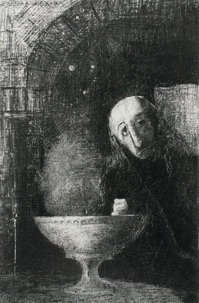 The Infinite Search, from Night by Odilon Redon