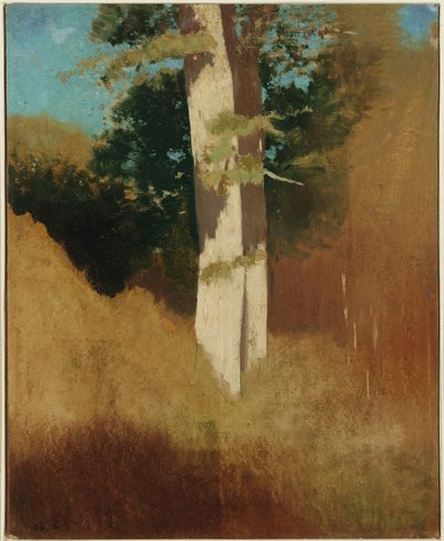 Tree with Blue Sky by Odilon Redon