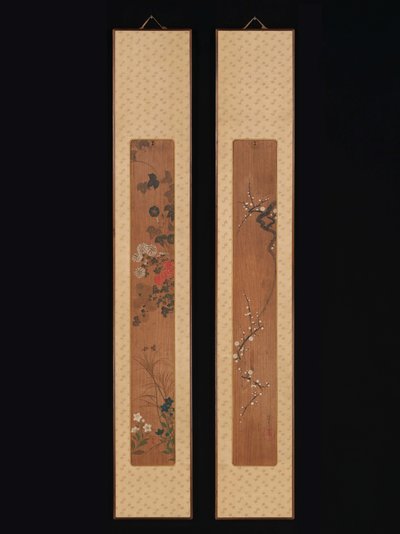 Flowers of Spring and Autumn by Ogata Korin