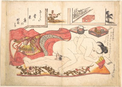 Bedroom Scene by Okumura Masanobu