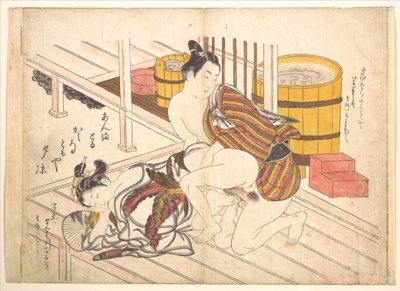 Bedroom Scene by Okumura Masanobu
