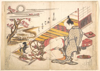 Bedroom Scene by Okumura Masanobu