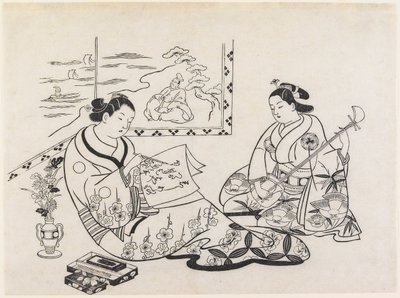 Mitate of Matsukaze and Murasame by Okumura Masanobu