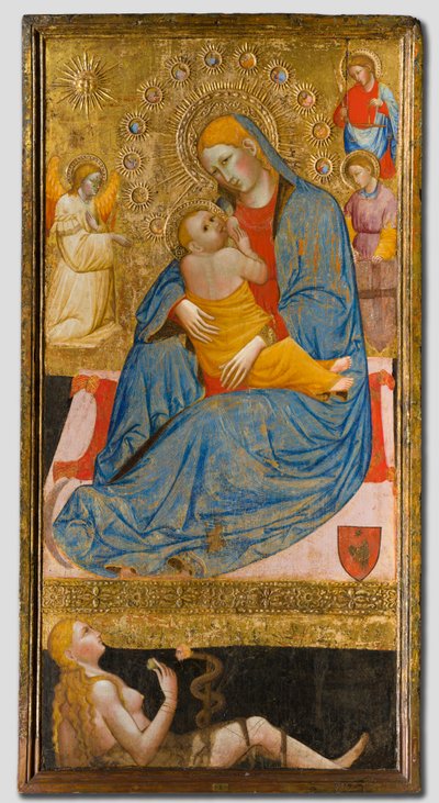 The Madonna of Humility with the Temptation of Eve, c1400 by Olivuccio di Ciccarello