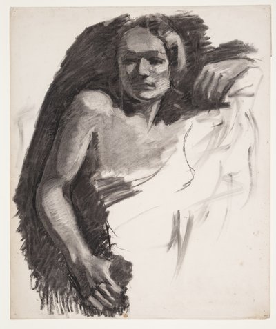 Female Model by Oluf Hartmann