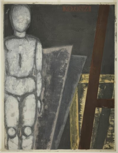 Mannequin in the Studio by Onchi Kôshirô