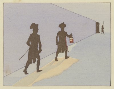 A Lieutenant in Valence in 1785, Napoleon made the night patrol every day by Onfray de Breville Job
