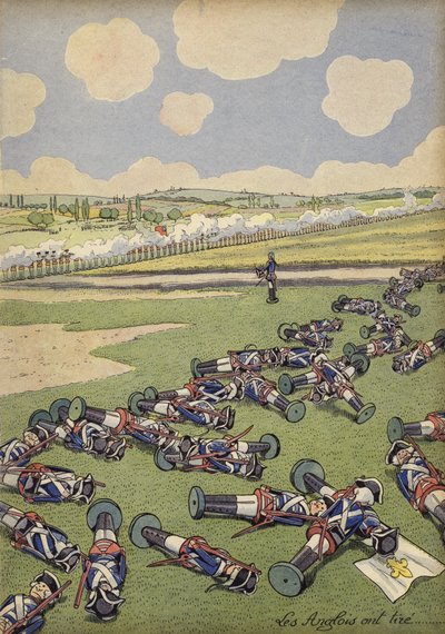 British Dead at The Battle of Fontenoy by Onfray de Breville Job