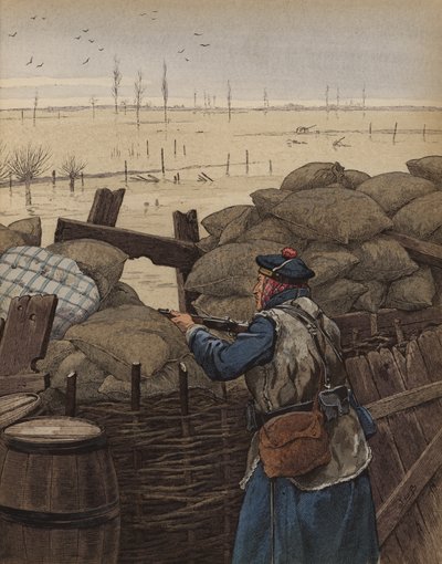 The Marine Fusilier by Onfray de Breville Job