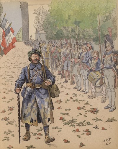 The Triumph of the Poilu by Onfray de Breville Job
