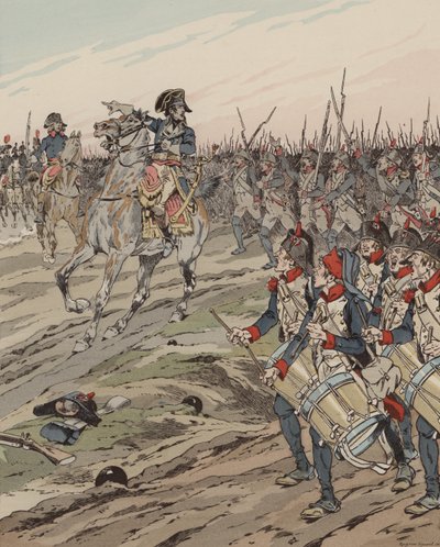 Napoleon Bonaparte, Soldiers! Remember That I Am Used to Sleeping on Battlefields by Onfray de Breville Job