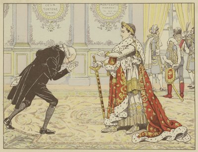 On the Morning of His Coronation, Perceiving the Notary of Josephine, Napoleon Said to Him, Laughing: Well, Maitre Ragideau, Here is the Cloak! And Here is the Sword! by Onfray de Breville Job