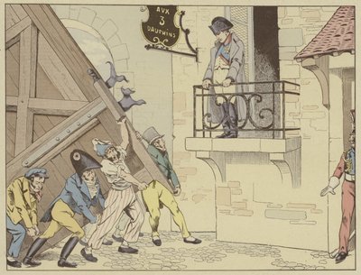 The City of Grenoble Opens Its Gates to Napoleon on His Return from Exile on Elba, 7 March 1815 by Onfray de Breville Job