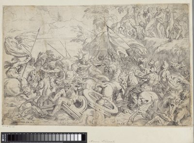 Passage Through the Red Sea by Orazio Farinati