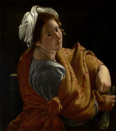 Portrait of a Young Woman as a Sibyl by Orazio Gentileschi