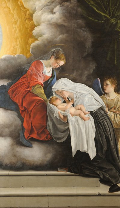 The Virgin and Child with Saint Frances of Rome by Orazio Gentileschi