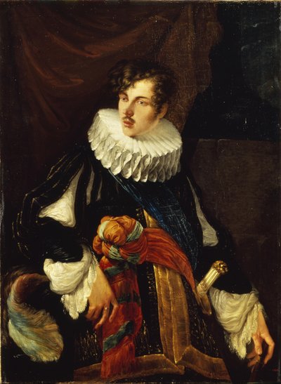 Portrait of Count Vasily Alekseevich Perovsky in Spanish Costume of the 17th century by Orest Adamovich Kiprensky