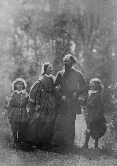 Alfred, Lord Tennyson with His Wife Emily and Two Sons, Hallam and Lionel by Oscar Gustav Rejlander