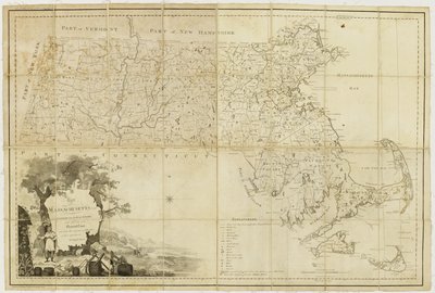 Map of Massachusetts Proper: Compiled from Actual Surveys Made by Order of the General Court and Under the Inspection of Agents of Their Appointment by Osgood Carleton