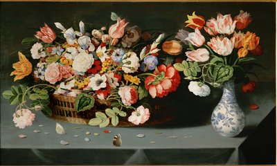 Still Life with Flowers and Butterflies by Osias the Elder Beert