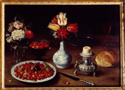 Still Life with Flower Vase by Osias the Elder Beert