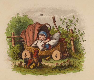 Baby in Pram by Oskar Pletsch