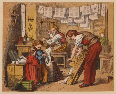 Bookbinder by Oskar Pletsch