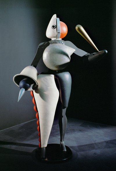 The Abstract, Figurine from The Triadic Ballet by Oskar Schlemmer