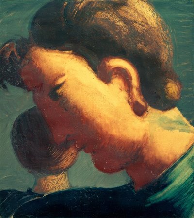 Large Head from the Side and Small Head by Oskar Schlemmer