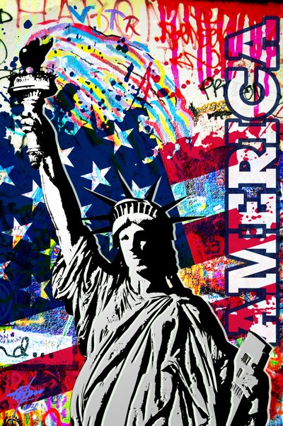 American Liberty Graffiti by Osvaldo Russo