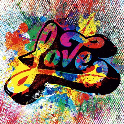 Colorful Love Splatter by Osvaldo Russo