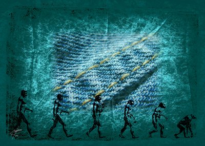 Denim Human Progress by Osvaldo Russo