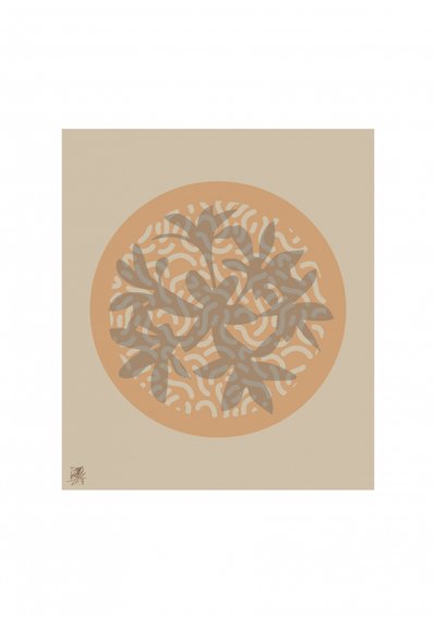 Organic Leaf Circle by Osvaldo Russo