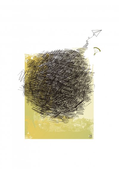 Scribble Flight Escape by Osvaldo Russo
