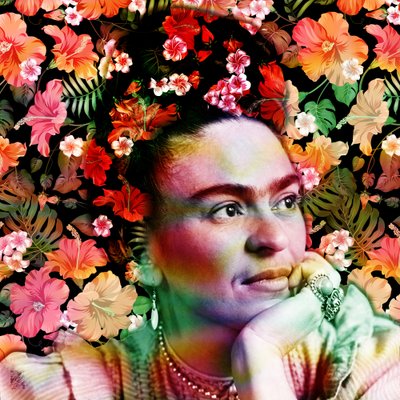 Vibrant Floral Portrait by Osvaldo Russo