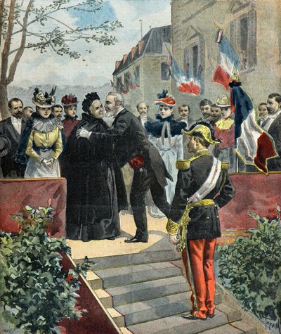 Emile Loubet Visits His Mother by Oswaldo Tofani