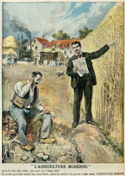 Modern Agriculture in 1897 by Oswaldo Tofani