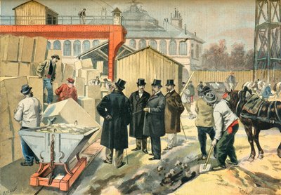 The Prince of Wales Visits the Construction Sites for the 1900 Paris Exhibition by Oswaldo Tofani