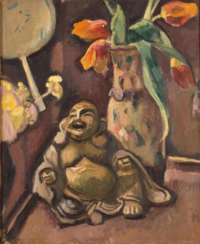 Still Life with a Buddha Statuette by Othon Friesz