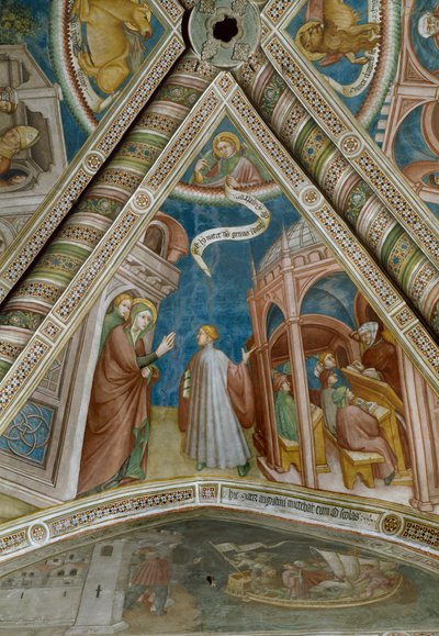 Saint Augustine is Sent by His Mother Monique to Study in Thagaste by Ottaviano Nelli