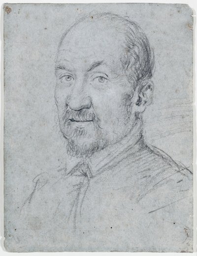 Portrait of an Ecclesiastic by Ottavio Mario Leoni