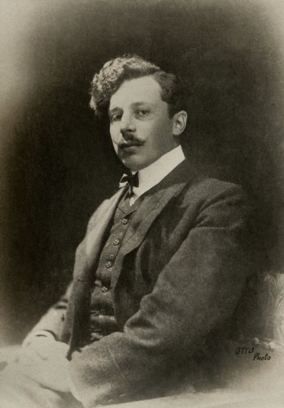 Portrait of the French Painter Abel Faivre by Otto