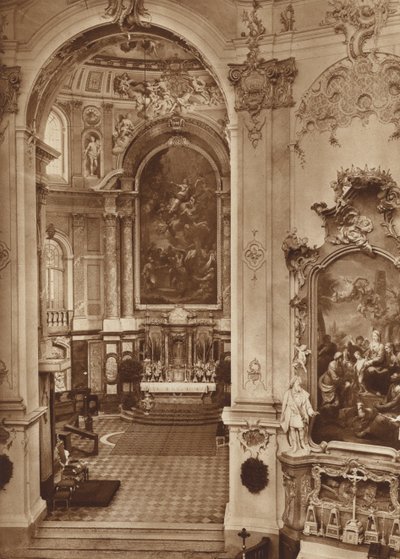 Convent Church of Ettal, Interior of the Church by Otto Ballerstedt