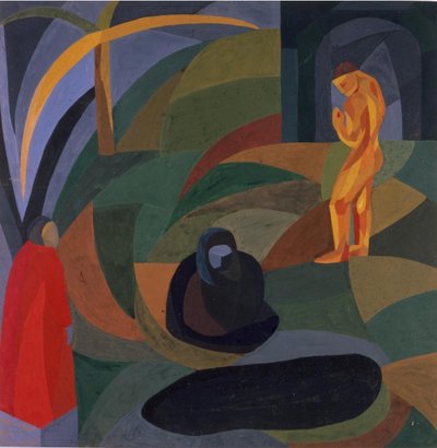 Composition with three figures by Otto Freundlich