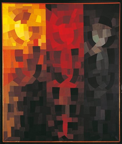 Composition December 1935, Cartoon for a Triptych by Otto Freundlich