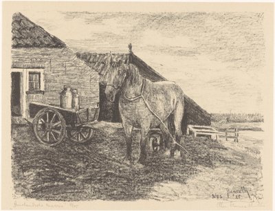 Ameland Mare by Otto Hanrath (signed by artist)
