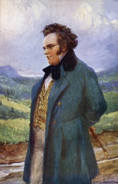 Franz Schubert by Otto Robert Nowak