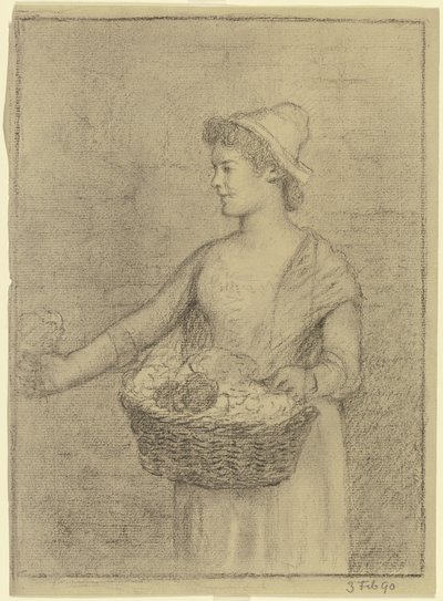Greengrocer by Otto Scholderer